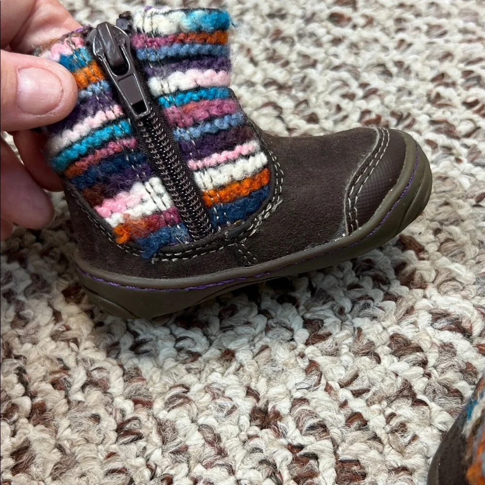 Baby girls Colorful Knit‎ Baby Boots